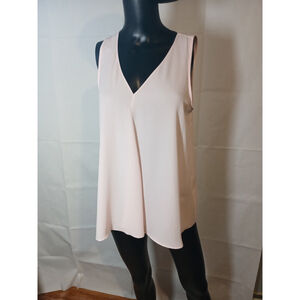 Vince Camuto Womens Sleeveless Top Pink Size Small